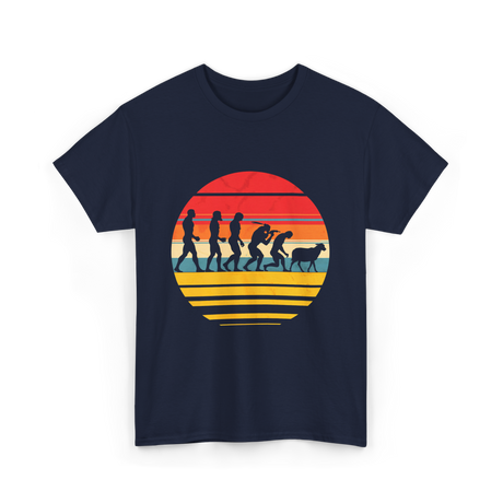 Human Evolution Wake Up Sheeple T-Shirt - Navy