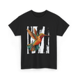 Hummingbird Tribal Art Indian Design T-Shirt - Black