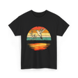 Hummingbird Vintage Sunset Hummingbirds T-Shirt - Black