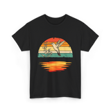 Hummingbird Vintage Sunset Hummingbirds T-Shirt - Black