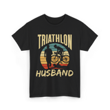 Husband Sport Triathlete Cycling T-Shirt - Black