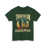 Husband Sport Triathlete Cycling T-Shirt - Forest Green