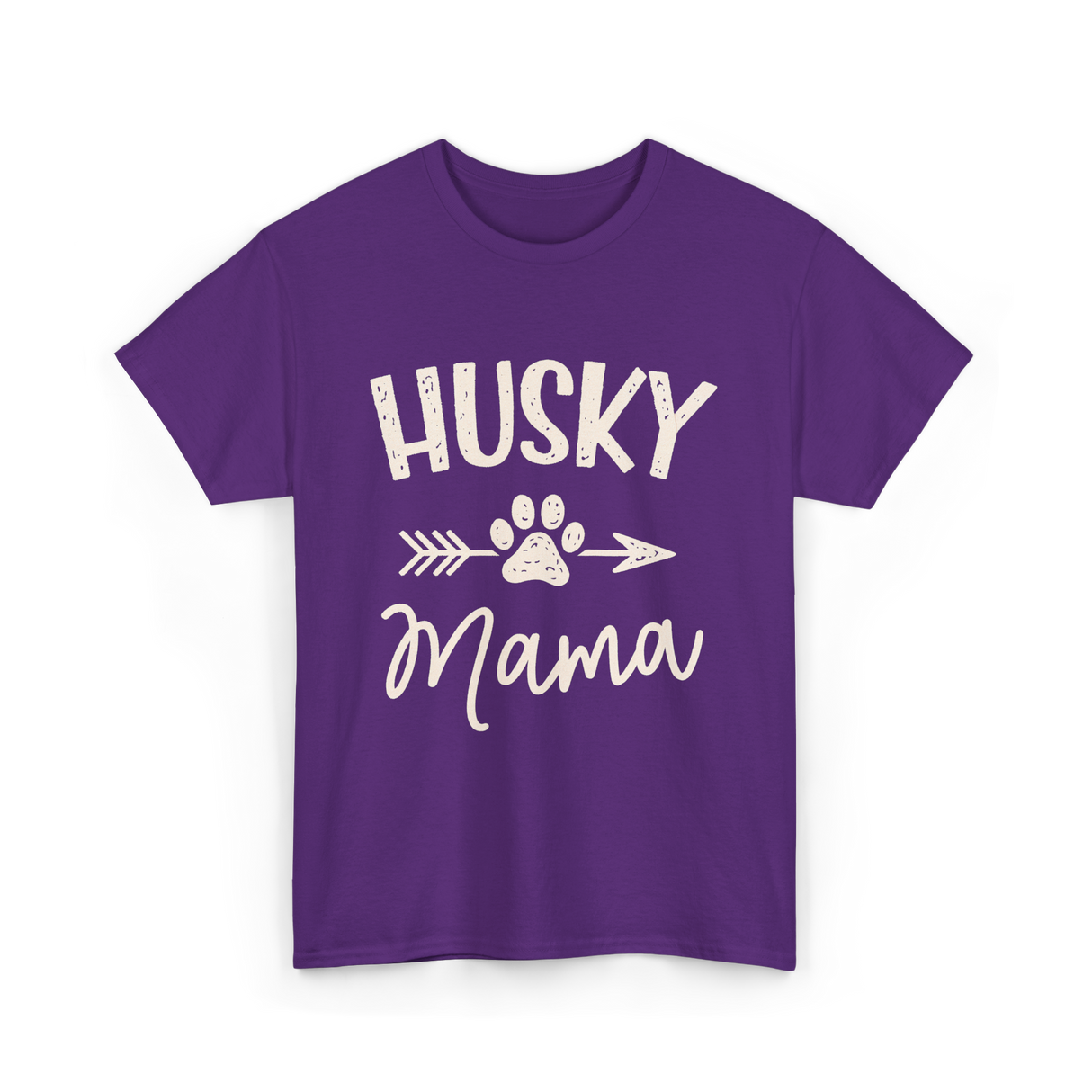 Husky Mama Husky Lover T-Shirt - Purple