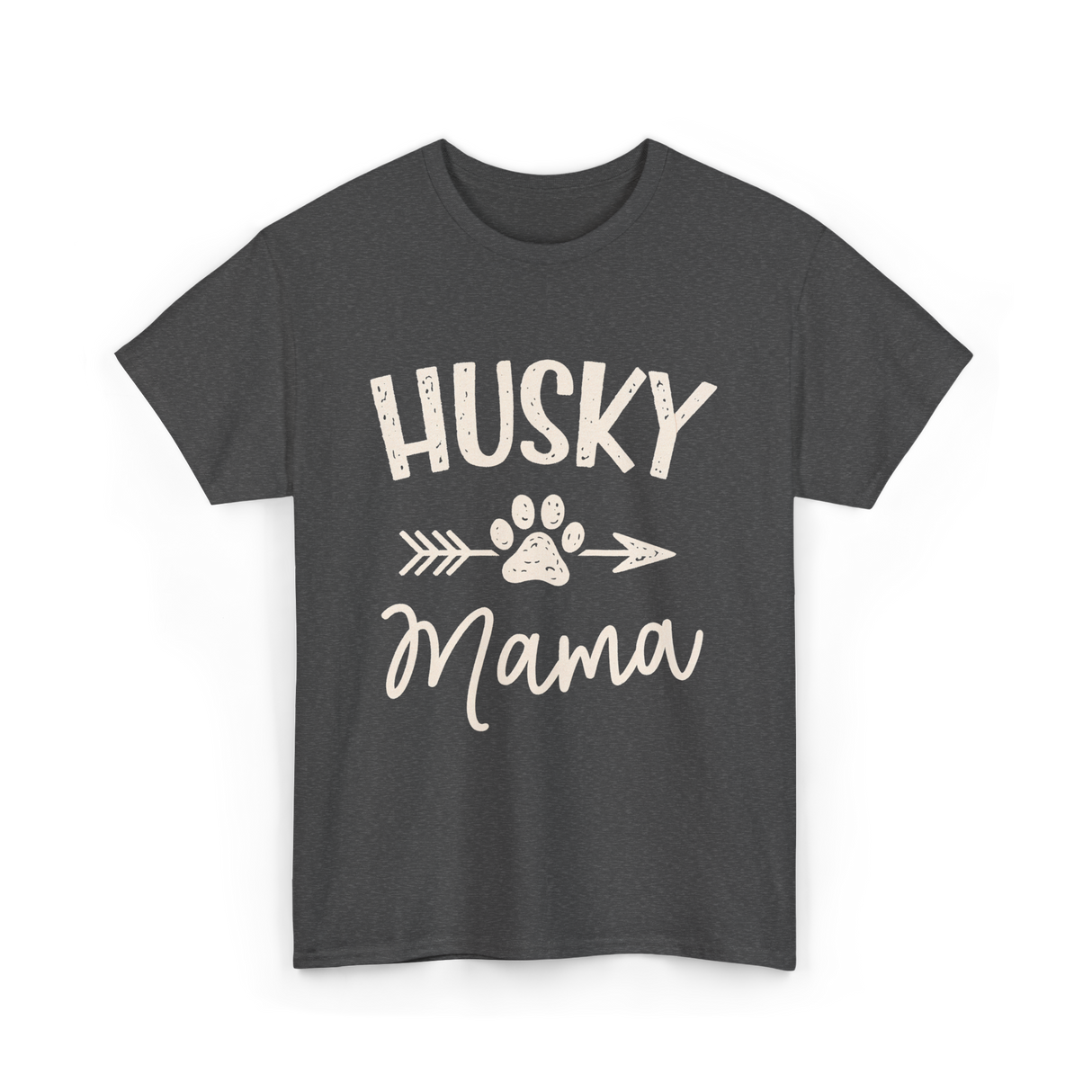 Husky Mama Husky Lover T-Shirt - Dark Heather