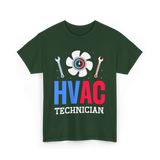 HVAC Technician HVAC Expert T-Shirt - Forest Green