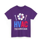 HVAC Technician HVAC Expert T-Shirt - Purple