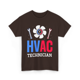 HVAC Technician HVAC Expert T-Shirt - Dark Chocolate