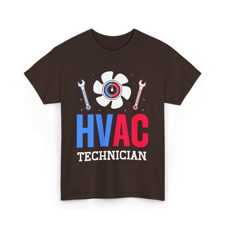 HVAC Technician HVAC Expert T-Shirt - Dark Chocolate