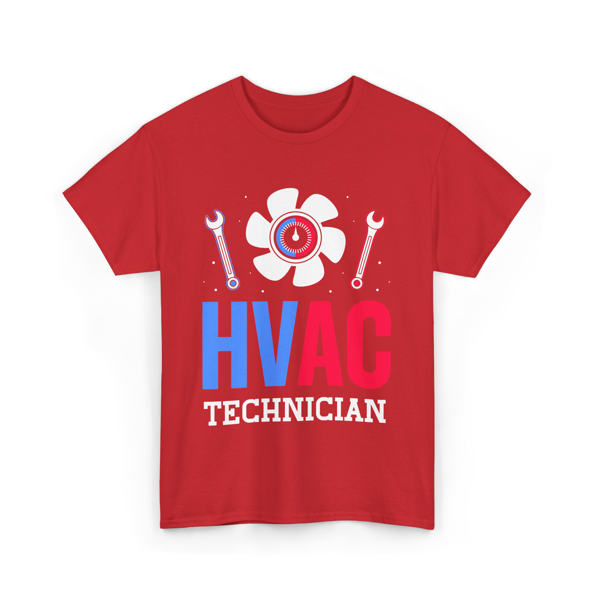 HVAC Technician HVAC Expert T-Shirt - Red