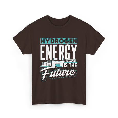 Hydrogen Energy Future Power T-Shirt - Dark Chocolate