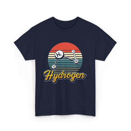 Hydrogen H2 Energy Science T-Shirt - Navy