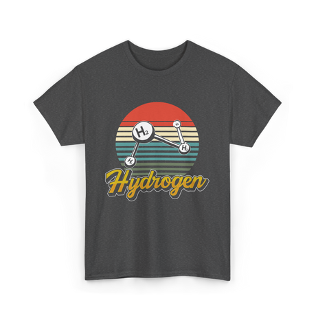 Hydrogen H2 Energy Science T-Shirt - Dark Heather