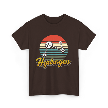 Hydrogen H2 Energy Science T-Shirt - Dark Chocolate