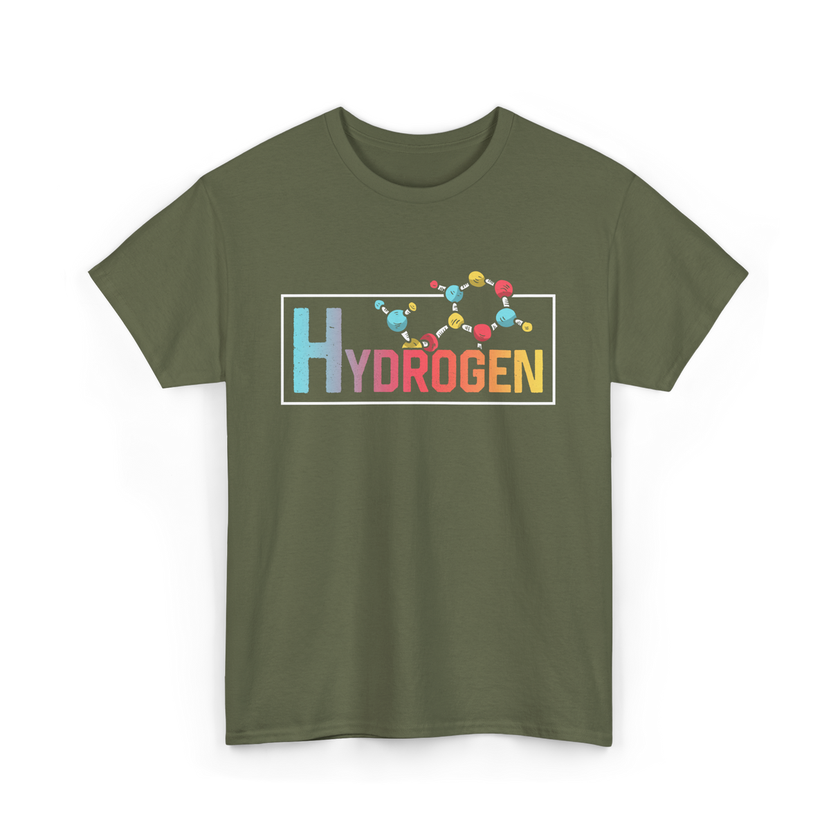 Hydrogen Science T-Shirt - Military Green