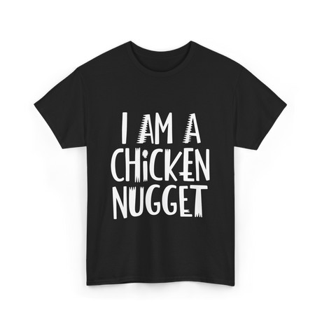 I Am A Chicken Nugget Costume T-Shirt - Black