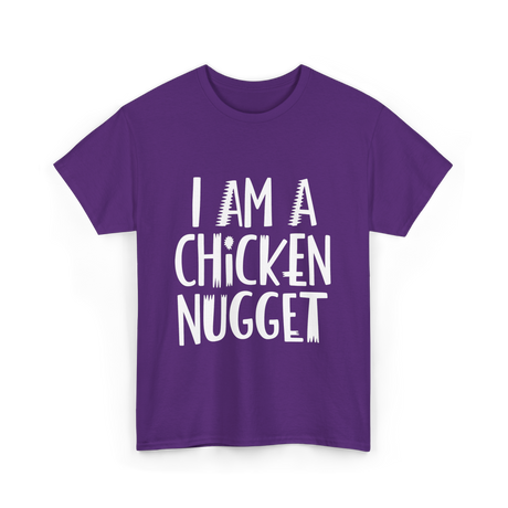 I Am A Chicken Nugget Costume T-Shirt - Purple