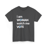 I Am Woman Vote 2024 T-Shirt - Dark Heather