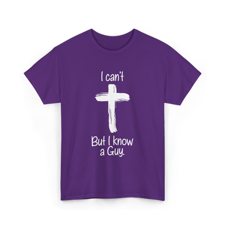 I Can't But I Know T-Shirt - Purple