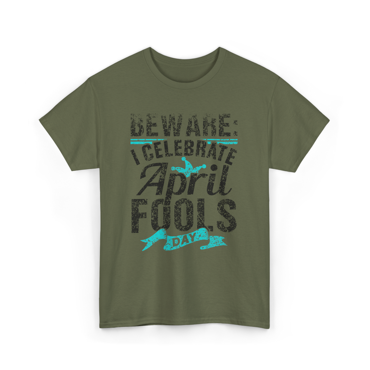 I Celebrate April Day Celebration T-Shirt - Military Green