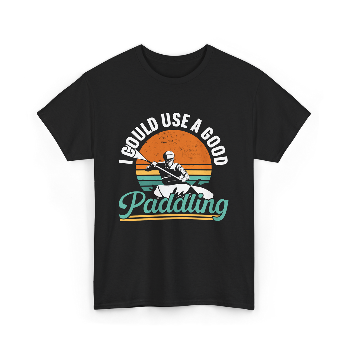 I Could Use A Good Paddling Kayaking T-Shirt - Black