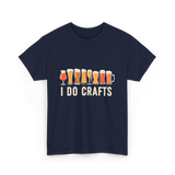 I Do Crafts Craft Beer T-Shirt - Navy