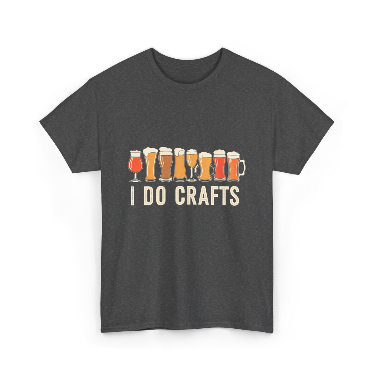 I Do Crafts Craft Beer T-Shirt - Dark Heather