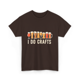 I Do Crafts Craft Beer T-Shirt - Dark Chocolate