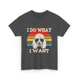 I Do What I Want Poodle T-Shirt - Dark Heather