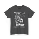 I Don't Crash Mountain Biking T-Shirt - Dark Heather