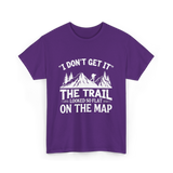 I Don't Get It Mountain Hiking T-Shirt - Purple