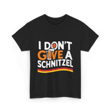 I Don't Give A Schnitzel Beer T-Shirt - Black