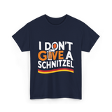 I Don't Give A Schnitzel Beer T-Shirt - Navy