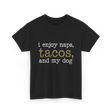 I Enjoy Tacos Dog Lover T-Shirt - Black