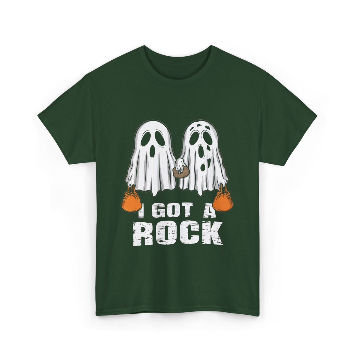 I Got A Rock Halloween T-Shirt - Forest Green