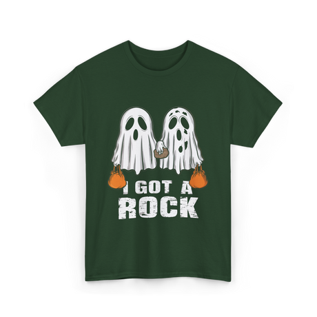 I Got A Rock Halloween T-Shirt - Forest Green