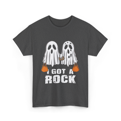 I Got A Rock Halloween T-Shirt - Dark Heather