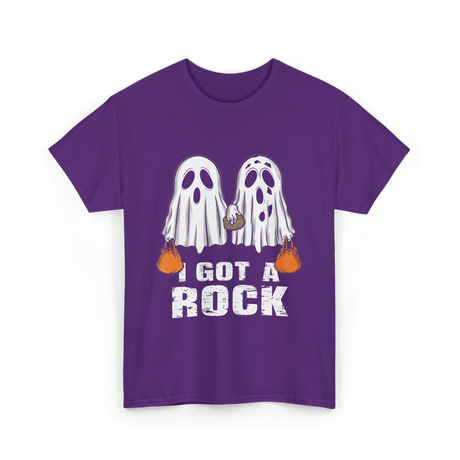 I Got A Rock Halloween T-Shirt - Purple