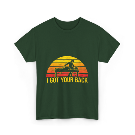 I Got Your Back Massage T-Shirt - Forest Green