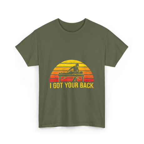 I Got Your Back Massage T-Shirt - Military Green