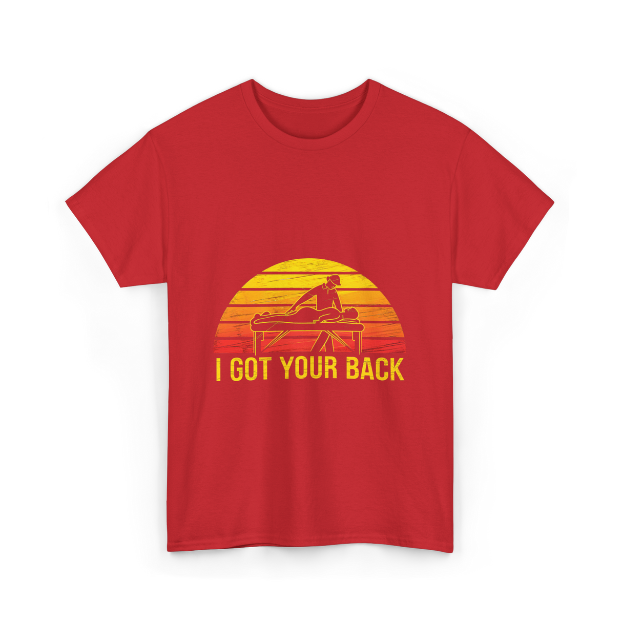 I Got Your Back Massage T-Shirt - Red