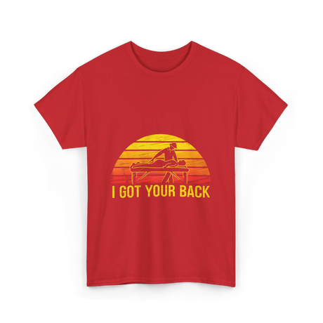 I Got Your Back Massage T-Shirt - Red