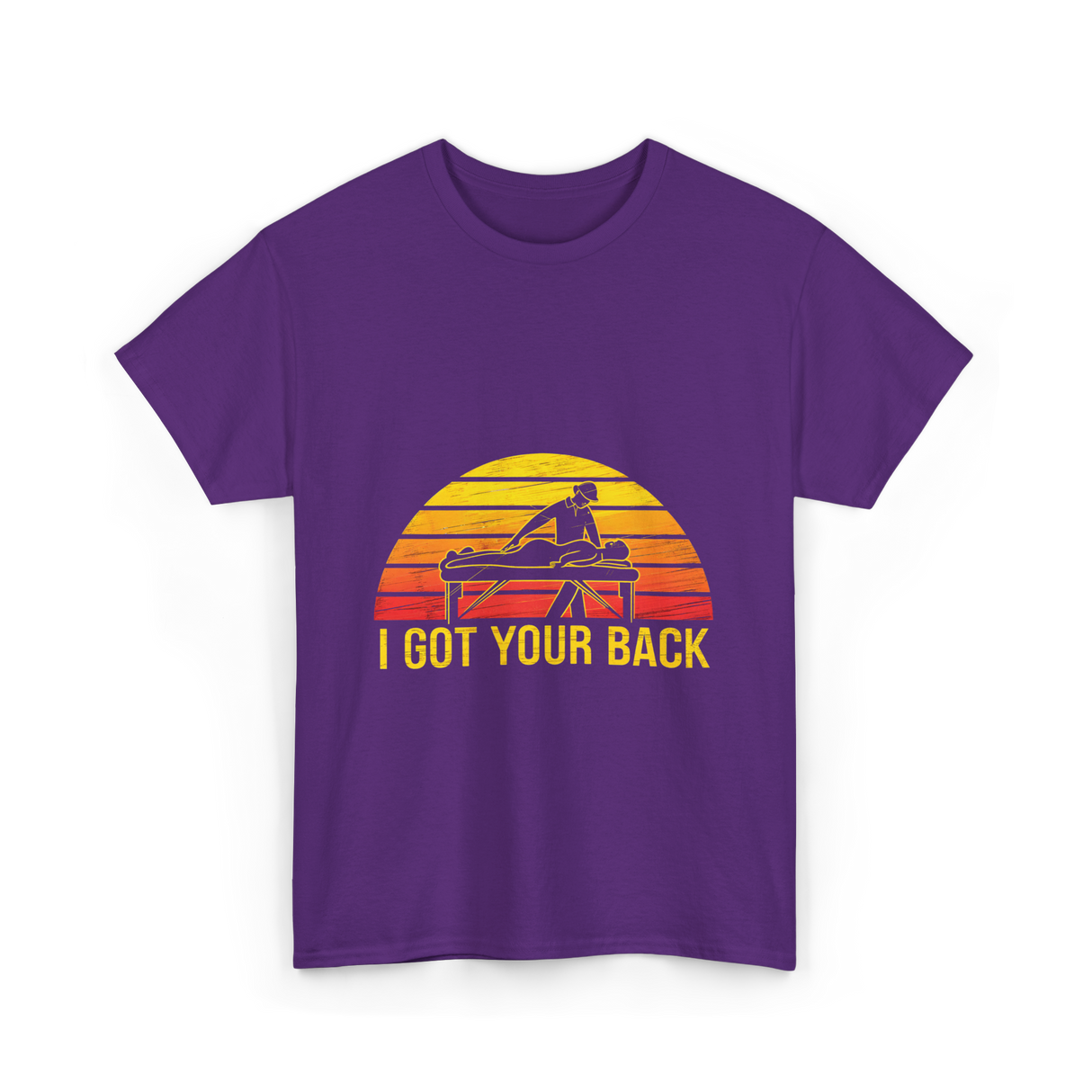 I Got Your Back Massage T-Shirt - Purple