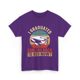 I Graduated Graduation Graduate T-Shirt - Purple