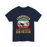 I Graduated Graduation Graduate T-Shirt - Navy