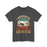 I Graduated Graduation Graduate T-Shirt - Dark Heather