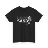 I Hate Sand Military Veteran T-Shirt - Black