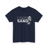 I Hate Sand Military Veteran T-Shirt - Navy