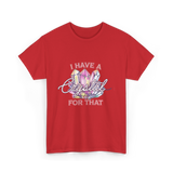 I Have A Crystal Spiritual Healing T-Shirt - Red