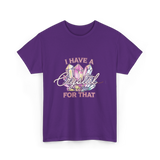 I Have A Crystal Spiritual Healing T-Shirt - Purple