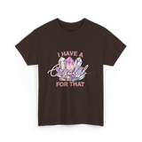 I Have A Crystal Spiritual Healing T-Shirt - Dark Chocolate